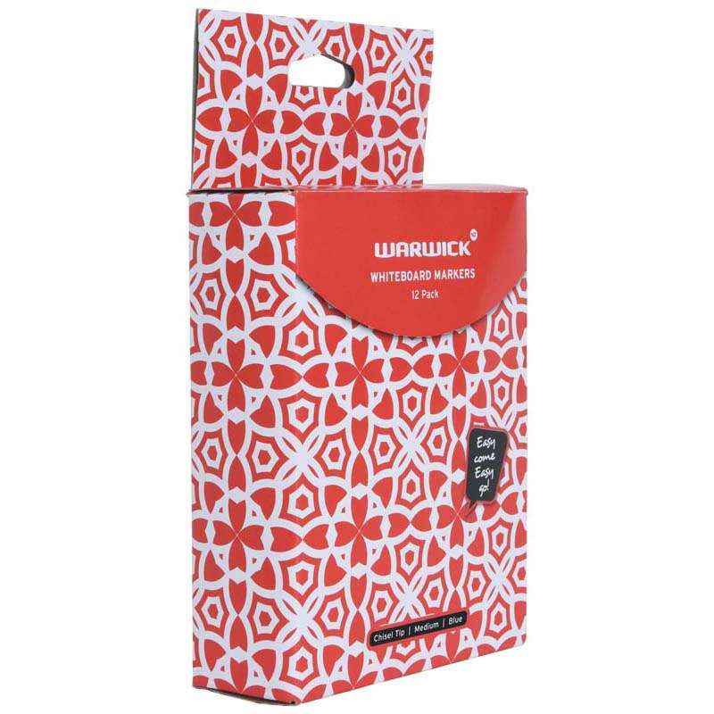 Warwick Whiteboard Marker Bullet Tip Box 12